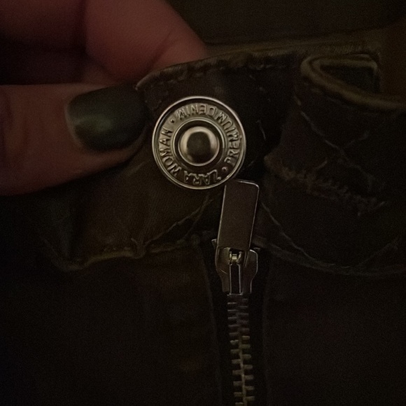 Zara Green Jean Pants size 8 - Picture 4 of 4